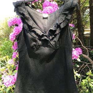 DB Life Black Linen Top